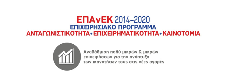 Η επιχείρηση Ε.Ε. ΠΑΝΤΕΛΑΚΗΣ ΚΑΙ ΣΙΑ Ε.Ε. που εδρεύει στην περιφέρεια Αττικής εντάχθηκε στη δράση «Αναβάθμιση πολύ μικρών & μικρών επιχειρήσεων για την ανάπτυξη των ικανοτήτων τους στις νέες αγορές» προϋπολογισμού 310 εκατ. Ευρώ.  Η δράση έχει ως στόχο την βελτίωση της ποιότητας των προσφερόμενων προϊόντων και υπηρεσιών ή τη δημιουργία νέων προϊόντων/υπηρεσιών τα οποία θα καλύπτουν συγκεκριμένες ανάγκες της αγοράς. Επίσης, τα επενδυτικά σχέδια δύνανται να στοχεύουν στην μείωση του κόστους ή την αύξηση της αποτελεσματικότητας των λειτουργικών και παραγωγικών διαδικασιών και αφορά όλες τις περιφέρειες της χώρας.