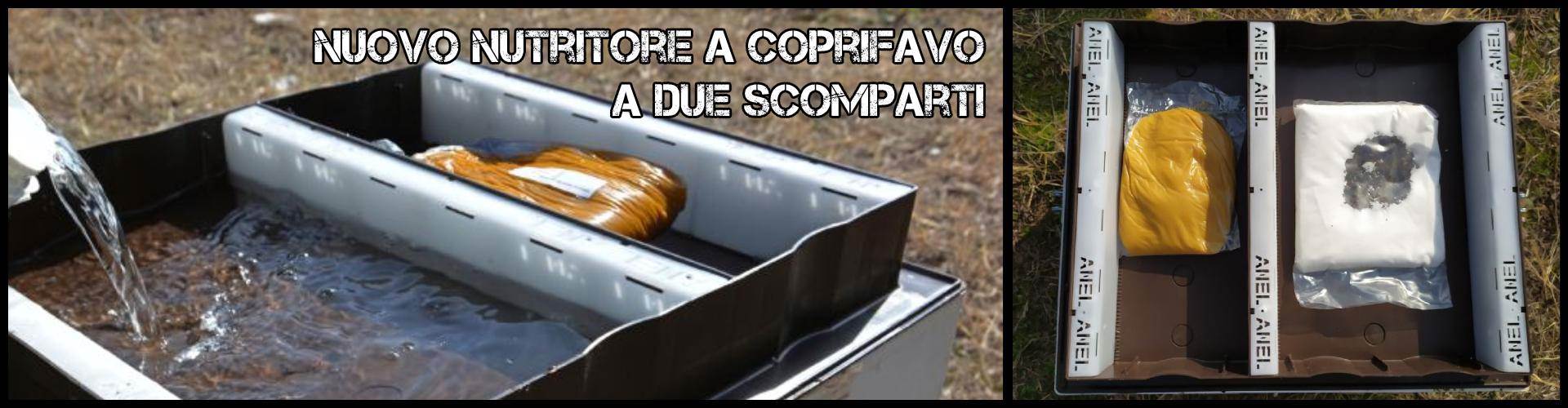 NUOVO Nutritore a Coprifavo a Due Scomparti