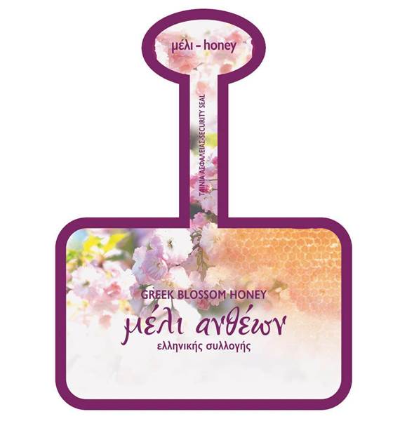 Picture of Label flower blossom honey 2