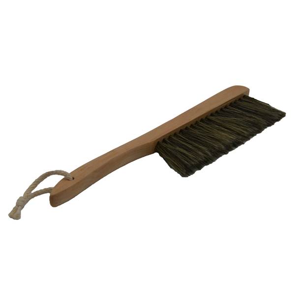 Image sur Bee brush with natural hair Wooden Handle