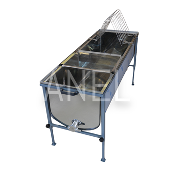 Εικόνα της Πάγκος Απολεπισμού 1,5m INOX Techtro...