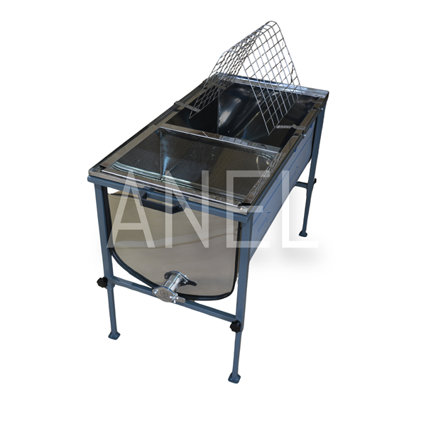 Πάγκος Απολεπισμού 1m INOX Techtron